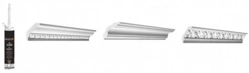 Как наклеить потолочный плинтус на обои. Когда галтель можно крепить на обои? 23