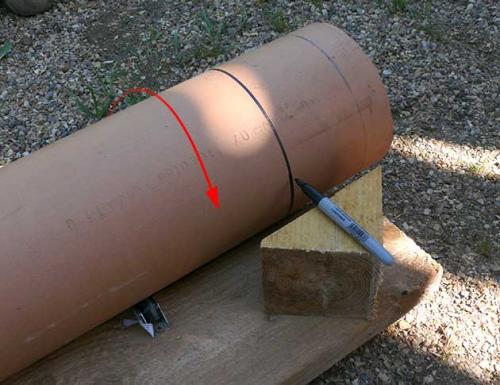 Как отрезать трубу под углом 30 градусов. Технология обрезки труб под прямым углом