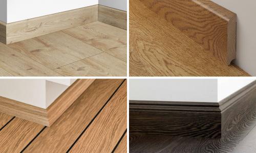 Основные разновидности напольных плинтусов. Общая классификация плинтусов 02