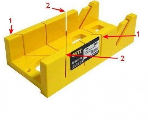 Как отрезать напольный Плинтус под 45 градусов. Напольные