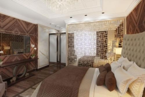 Обрезаем левый внешний угол плинтуса. Внутренние углы 04