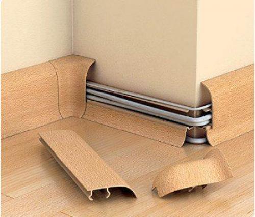 Внешний угол плинтуса потолочного.