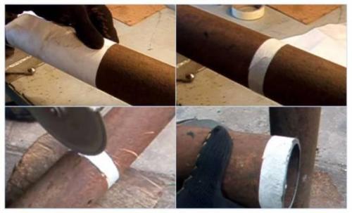 Как отрезать профильную трубу под углом 30 градусов. Способы резки труб