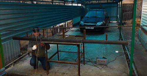 Как согнуть профильную трубу 20х20 под 90 градусов. Арка (навес) без трубогиба