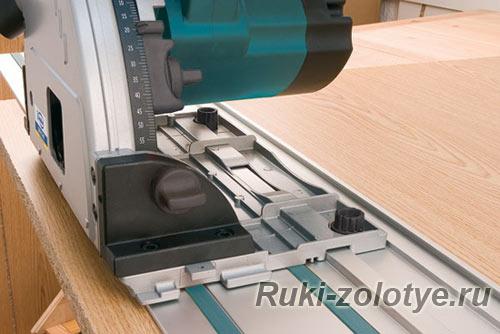 Приёмы работы ручной дисковой электропилой. Особенности циркулярных пил 07