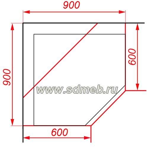 Как распилить столешницу под 45 Градусов. Как раскроить столешницу на угловую тумбу