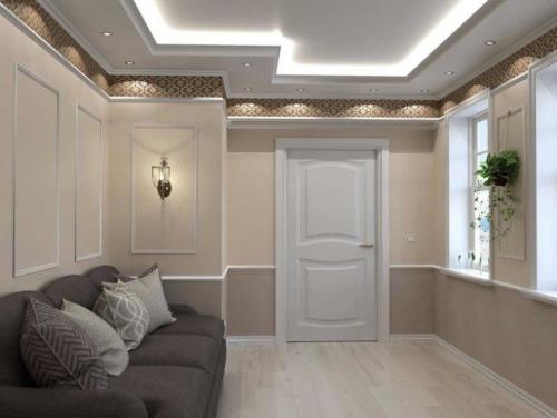 Модные плинтуса на потолок. (+66 фото) Потолочный плинтус: типы, плюсы и минусы