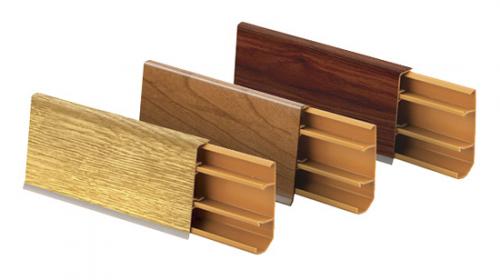 Цвет плинтуса, как подобрать. №6. Жесткий пластиковый плинтус