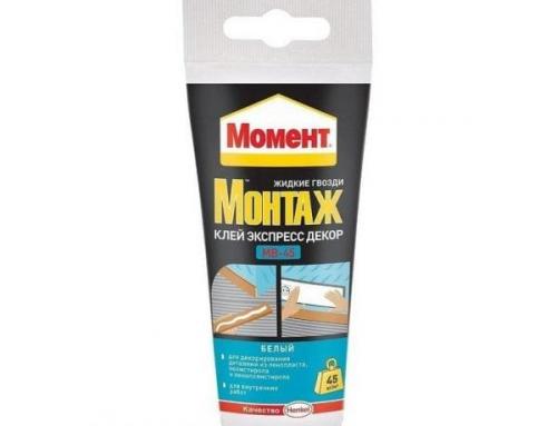 Как наносить клей на потолочный плинтус. Полимерные составы