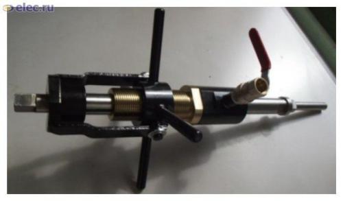 Кран на металлическую трубу без сварки. Металлический водопровод