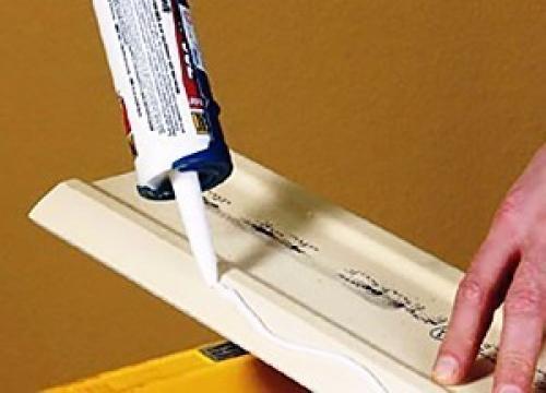 Монтаж плинтуса на натяжные потолки. Порядок работ 02 Монтаж плинтуса на натяжные потолки. Порядок работ 02