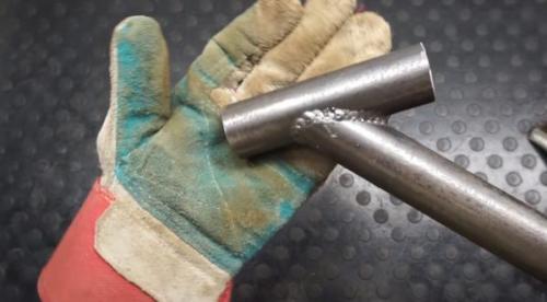 Как сделать лекало для резки и сварки трубы 05 Как сделать лекало для резки и сварки трубы 05