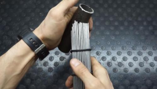 Как сделать лекало для резки и сварки трубы 02 Как сделать лекало для резки и сварки трубы 02