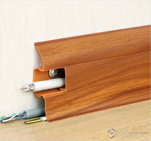 Особенности выбора плинтуса под ламинат. По материалу 04