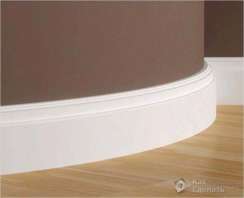 Особенности выбора плинтуса под ламинат. По материалу 05