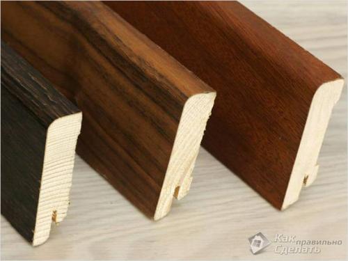 Особенности выбора плинтуса под ламинат. По материалу 02
