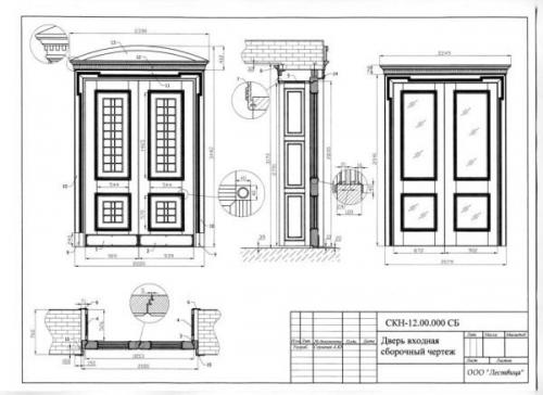 Дверная коробка своими руками чертежи. Технология изготовления межкомнатных дверей