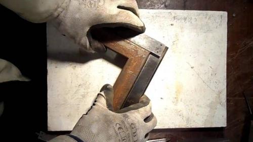 Шаблон для резки трубы под 45 градусов. Разметка и обрезание трубы