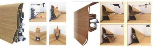 Ширина плинтуса на пол. Как выбрать размер пластикового напольного плинтуса