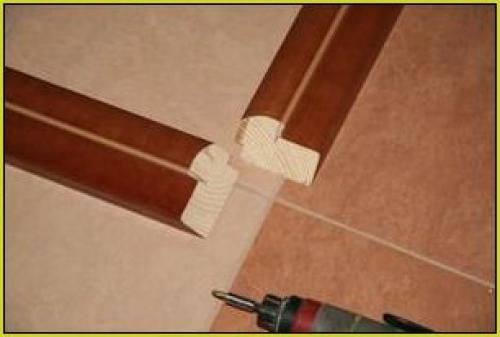 Запил дверной коробки под 90 градусов. Сборка дверной коробки