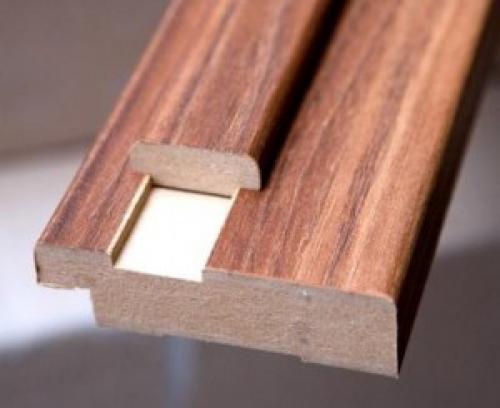 Запил дверной коробки под 45 градусов. Сборка дверной коробки