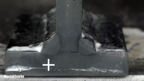Сварка инвертором полярность. Пример сварки двух заготовок прямой и обратной полярностью