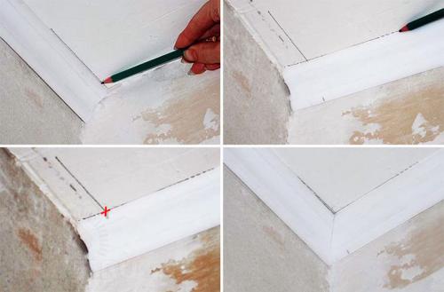 Как резать потолочные плинтуса. Режем в стусле 01 Как резать потолочные плинтуса. Режем в стусле 01