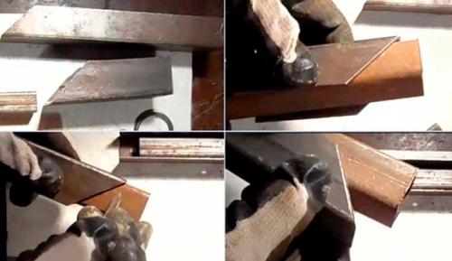 Шаблон для резки профиля под 45 градусов. Резка под 45 градусов 04 Шаблон для резки профиля под 45 градусов. Резка под 45 градусов 04