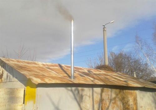 Диаметр трубы для печки в гараж. Как сделать дымоход для буржуйки