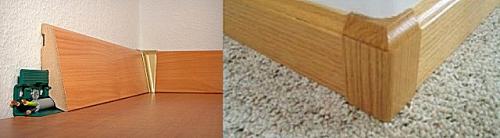 Как делать углы на плинтусах на полу. Какие бывают плинтуса 22