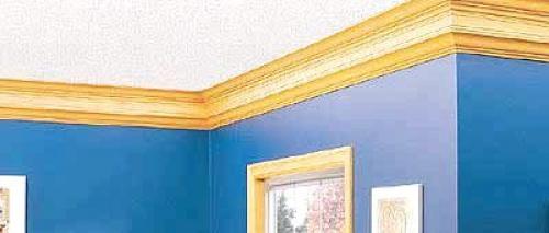 Как клеить молдинги на потолок. Виды молдингов