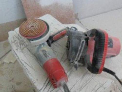 Приспособление для резки плитки под 45 градусов. Этапы работы