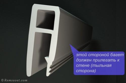 Рекомендации по монтажу багета. 2-й этап. Монтаж багета