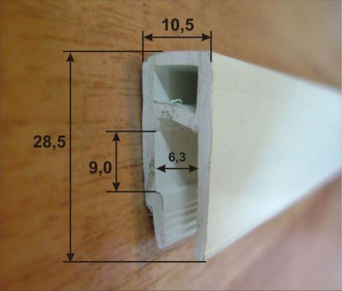 Виды багета для натяжного потолка. Виды профиля
