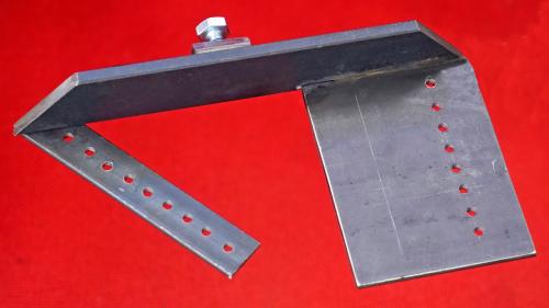 Как начертить ровную линию на трубе. Универсальный инструмент из металлической полосы для разметки профтрубы