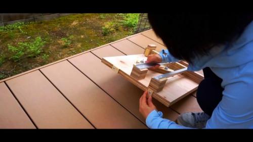 Шаблон 45 градусов. Процесс изготовления приспособления для дисковой пилы