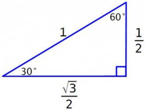 30 градусов рисунок. Угол 30. Угол 30 градусов. Углы прямоугольного треугольника 90 60 30. Треугольник с углами 30 60 90.