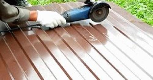 Резка профлиста своими руками. Резка профлиста «без косяков» 02